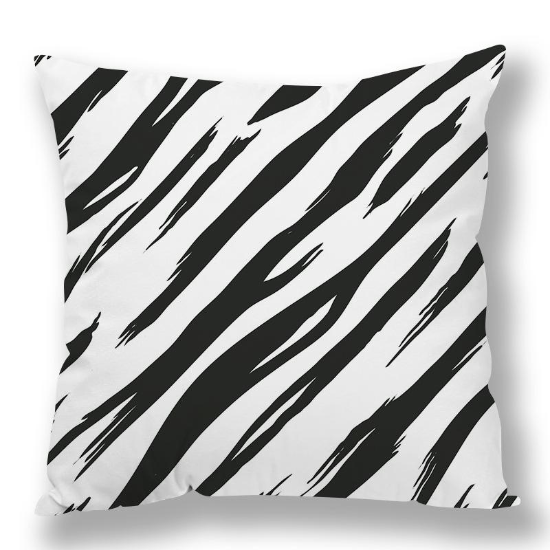 Colored Plaid Geometric Pillow Cover Contrasting Color Creative Pillow Cover Quilt Cover Premium Durable Quality