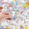 50 Unicorn Graffiti Waterproof Stickers for Suitcases, Cars, Notebooks, Skateboards, and Phones