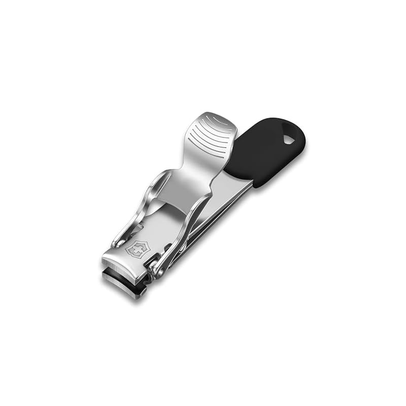 [Special Edition] VICTORINOX Nail Clippers, Black, Sharp, Swiss-made, Stainless Steel, Compact [Domestic Genuine Product] 8.2050.3B1-X1