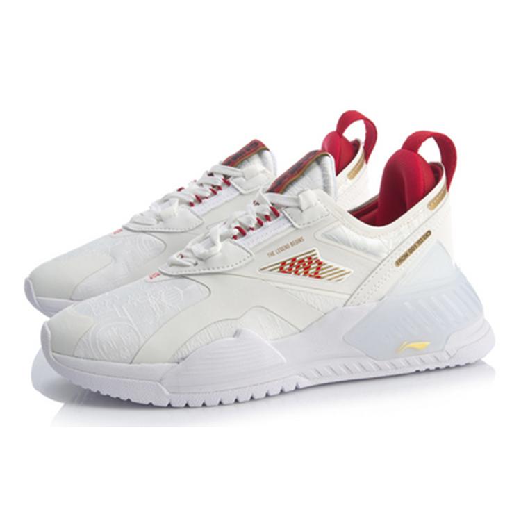 New LiNing 001 T2000 Wear resistant And Lightweight Low Top Running Shoes Women's White Red AGLQ002-6