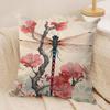 Vintage Floral Cushion Cover Soft Plush DoubleSided Printed Sofa Pillow Cushion Cover  Cozy AllSeason Durable Decor Gift