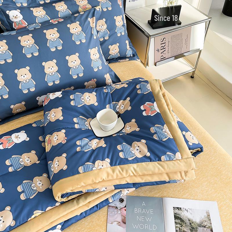 

Hot-Selling Washed Cotton Summer Quilt - Lightweight & Breathable for Spring/Summer 100x150cm