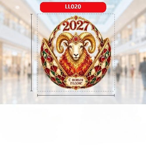 קישוטי מסיבת חג המולד חדשים פעמונים יצירתיים, איילים, סנטה קלאוס, מדבקות אלקטרוסטטיות, פתיתי שלג, אנשי שלג, מדבקות זכוכית