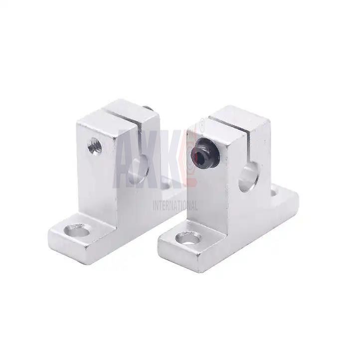 2/4pcs SK6 SK8 SK10 SK12 SK13 SK16 SK20 SK25 High quality Shaft Support Linear Shaft Support Linear Rod CNC Router SK8 4PCS