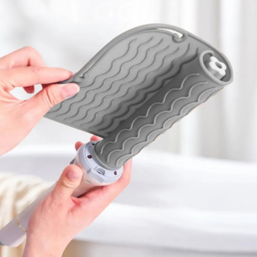 Portable Heat Resistant Mat Travling Protects Countertops Anti Scald Pads Non-Slip Silicone Pad