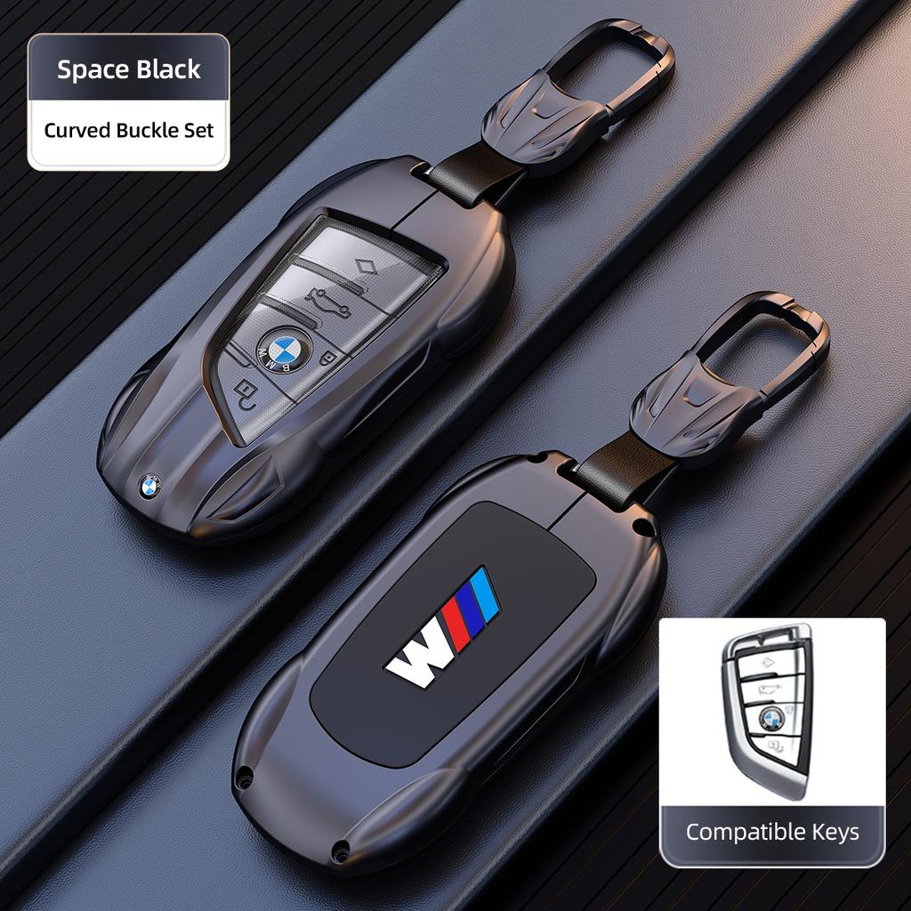 BBJB3 M Power Car Key Case Cover 360° Anti-drop TPU Silicone For BMW M3 M4 M5 G42 G30 G20 E39 E36 E87 E53 F44 F07 F34 G15 G16 G23 G22