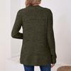 Women Long Sleeve Solid Color Cardigan Sweater Coat Top Ladies Elegant