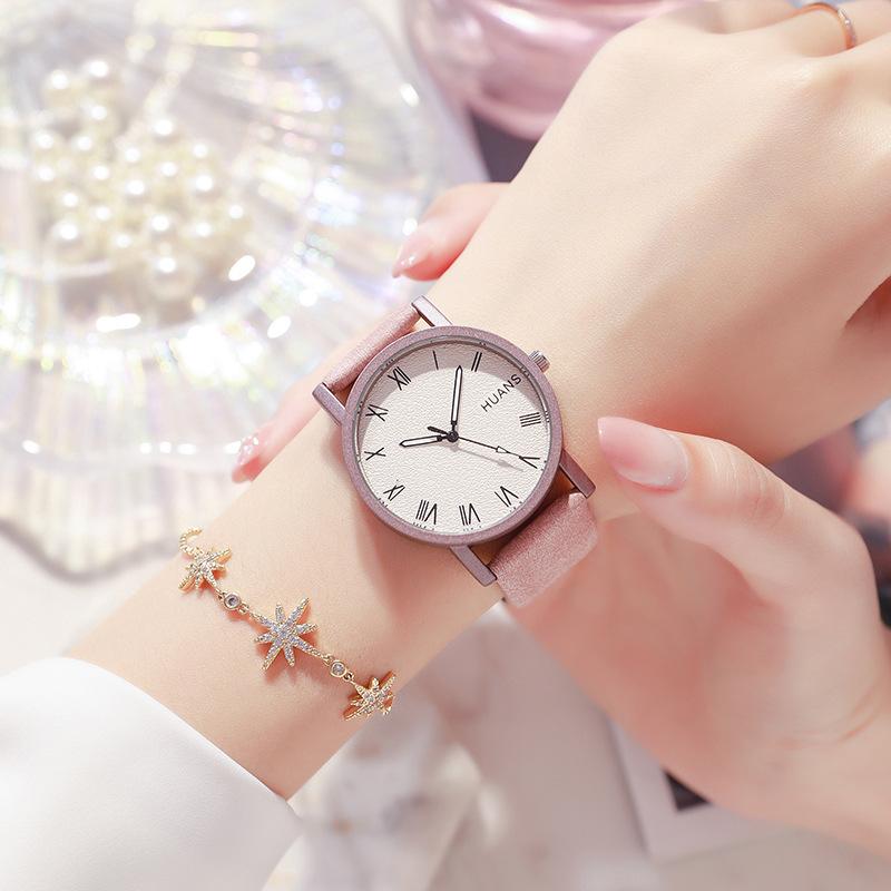 

Женские часы JYL Модные Маленький циферблат Студенческий ремешок pink large size мокасины