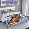 3pcs Custom Name The Amazing World of Gumball Bedding Set,Includes 1 Duvet Cover and 2 Pillowcases,All-season Bedroom Decor