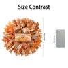 3D Thanksgiving Decorative Wreaths Pumpkin Ribbon Wreaths  Color Decorations