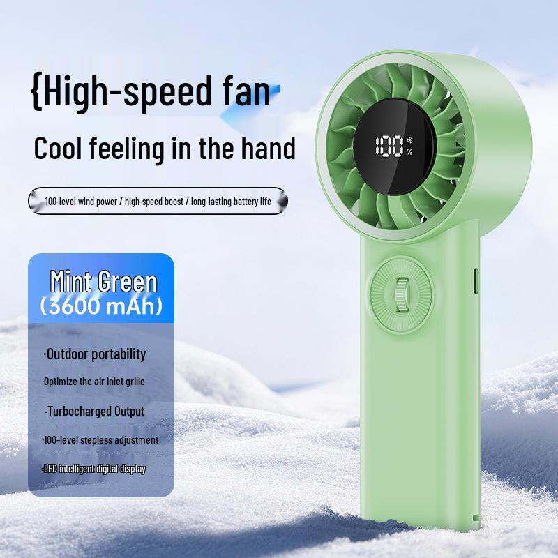26-Speed USB Portable Neck-Hanging & Desktop Fan