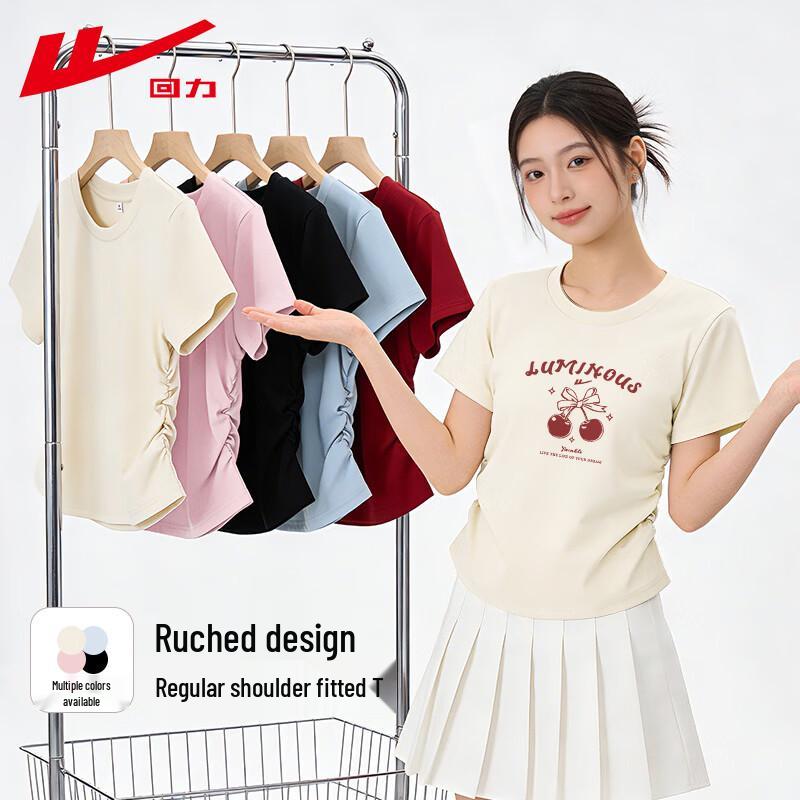 Warrior Women s HL Bright Cherry Cartoon Slim Fit T-Shirt S