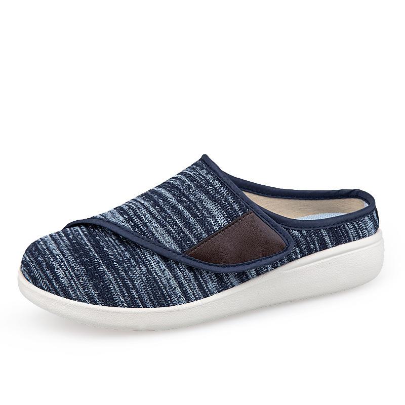 Orthopedic Diabetic Shoes for Wide Feet with Adjustable Closure Lightweight Edema Sneakers with High Arch Support for Elderly