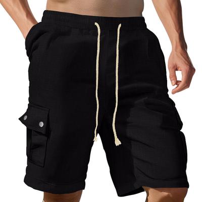 Pantalon de plage décontracté à séchage rapide pour homme, style rétro, pour le sport et le fitness, couleur unie, respirant, idéal au quotidien