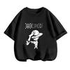 Casual Anime One Pieces Kids T-shirt Cartoon Printed Summer Sports Short Sleeve Luffy Tshirt Boys Girls Harajuku Shirt Kawaii