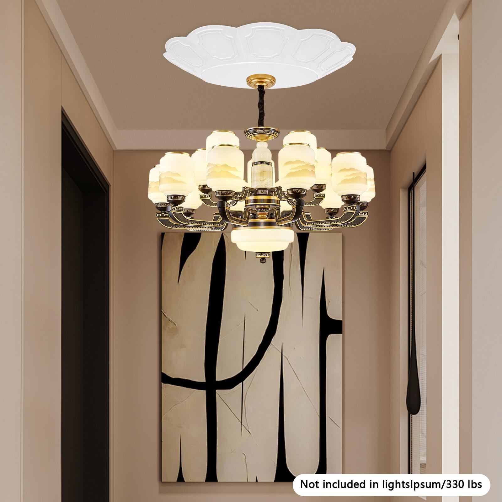 

Switch Chandelier Hoist Lift System, 330 lbs Lift Capacity, Electric Hoist Motor, Decorative Cover for Ceiling Light, White белый