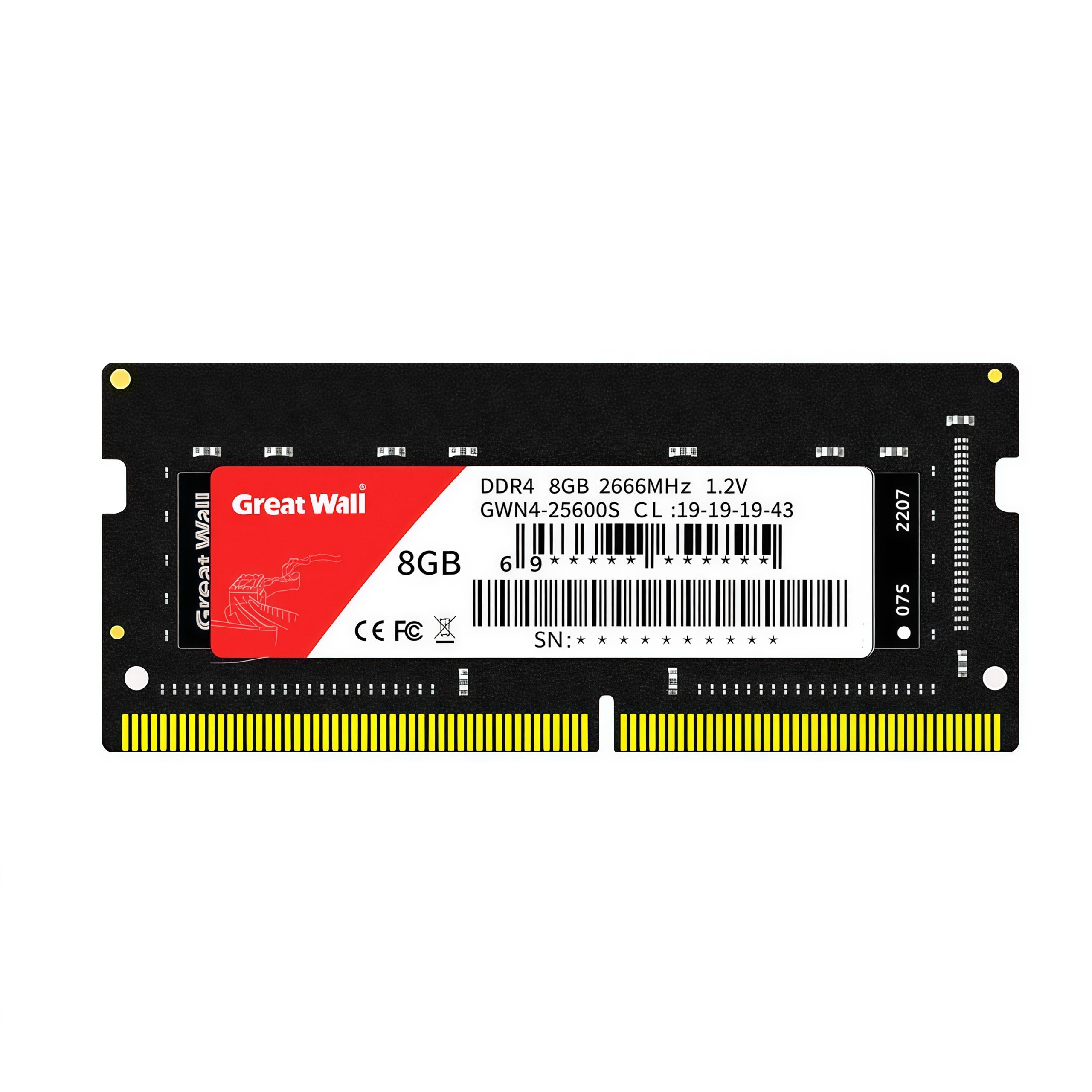 

Модуль пам яті Great Wall GWN4 DDR4 2666MHz 8GB/16GB модуль пам яті для ноутбука 8GB чорний