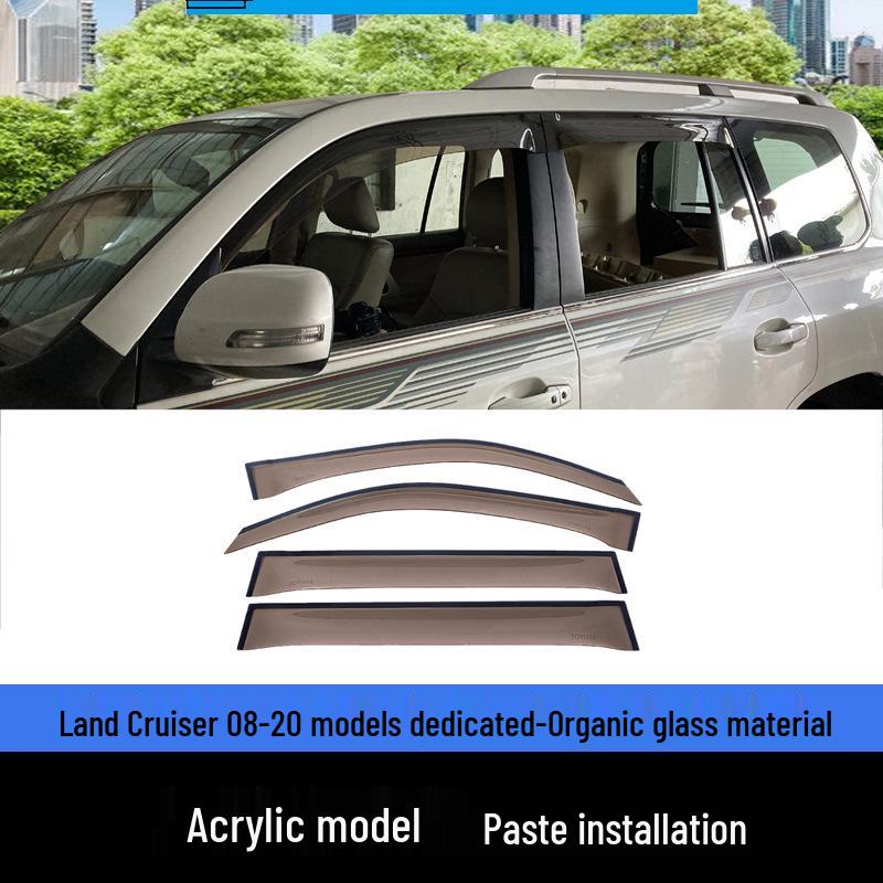 Rain Guards for 08-21 Land Cruiser LC200 - Modified Window Accessories