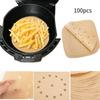 Air 100pcs Square Fryer Paper Disposable Non Stick Bake Steamer Parchment Liner