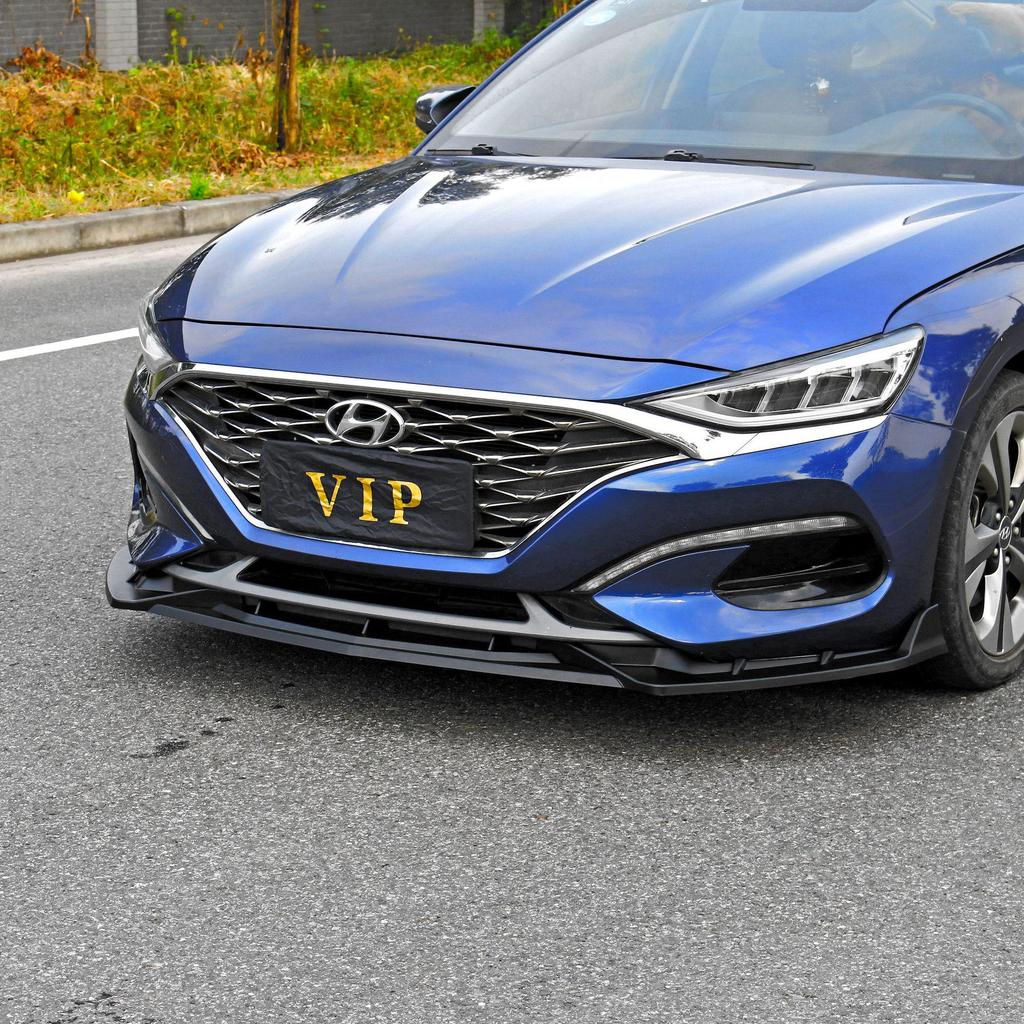 Modern Fiesta Front Lip & Rear Spoiler Kit: Combat Style Splitter, Louvers, and Bumper Protectors