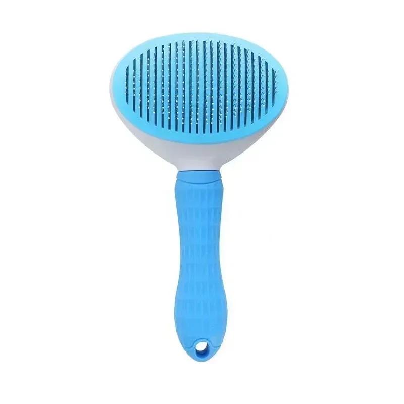 Pet Dog Brush Cat Comb Self Cleaning Pet Hair Remover Cats Brushes Dog Combs Cat Accessories Brush For Dogs Cats Grooming Tools