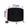 Waterproof Dome BBQ Cover for Weber Charcoal Kettle & Char-Broil Grill, Heavy Duty Outdoor Smoker Cover with Drawstring