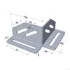 4 Pieces Corner Bracket Cargo Box Secure Holder Supplies Sturdy Easy Installation Roof Rack Clamp