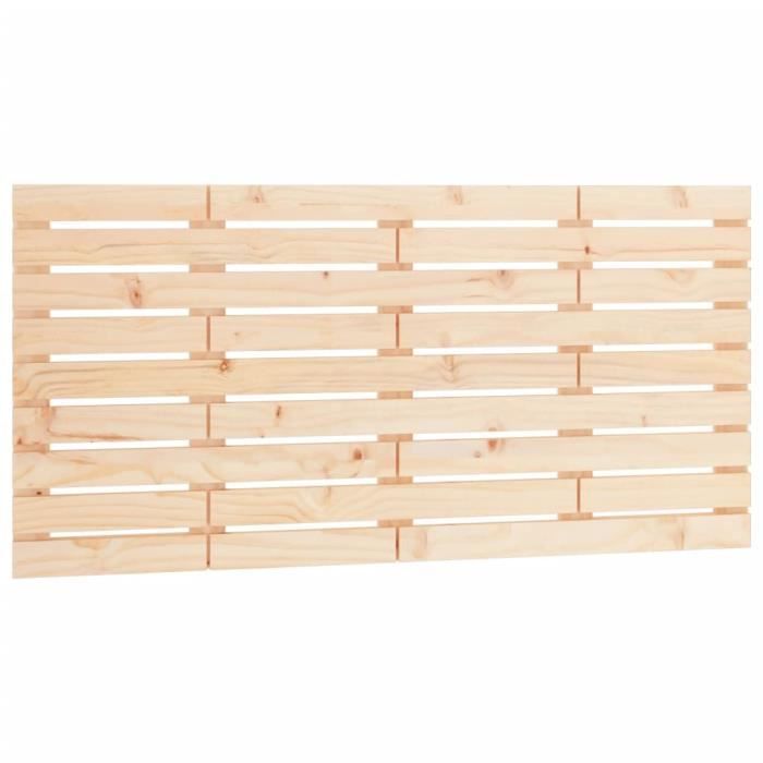 VidaXL Wall-mounted Headboard 146x3x63 Cm Solid Pine Wood 824733