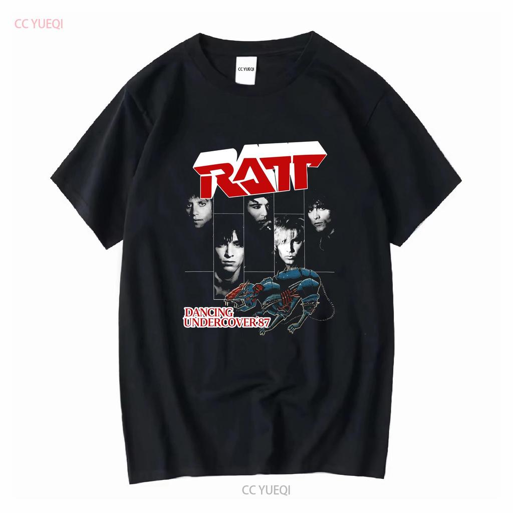 Raro Vtg anni '80 Poison e Ratt 1987 Tour Concerti Maglietta vintage Lavata Elegante abbigliamento firmato Versatile Comodo streetwear