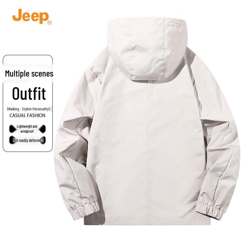 Jeep 3-in-1 Windproof Fleece-Lined Outdoor Jacket