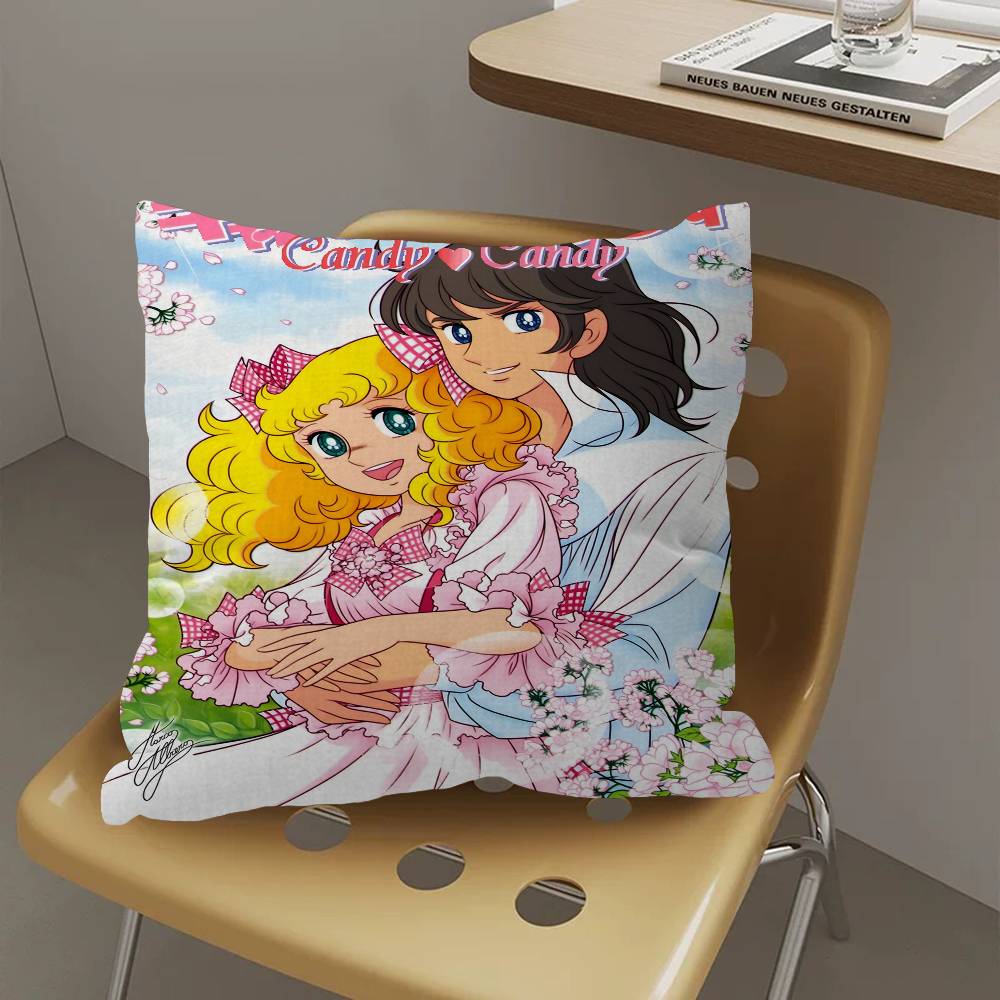 Candy Candy Anime Pillow Gift Home Office Decoration Bedroom Sofa Car Cushion Cover Case 45x45