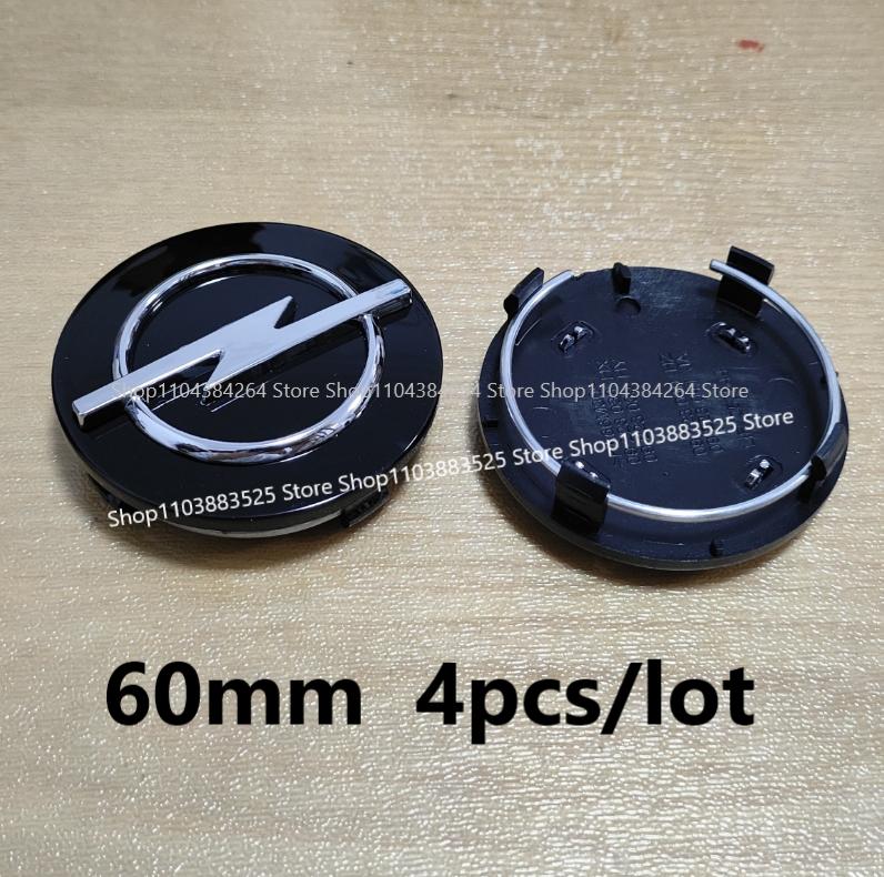 For Opel Corsa Ko4pcs 54mm 58mm 60mm 64mm Car Wheel Center Hub Caps for Opel C D E F A B Gsi Corsa Turbo Cors OPC Line Hubcap Accessories