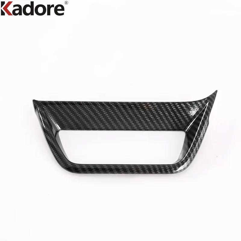 Car Head Light Lamp Switch Button Panel Cover Trim For Honda HR-V  2024 ZR-V -2024 Carbon Fiber Interior Accessories