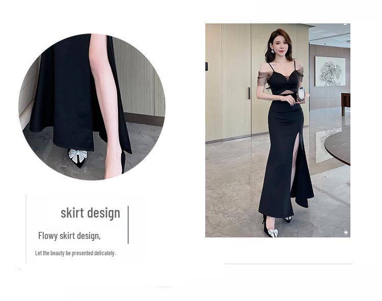 Elegant Slim-Fit Slip Dress for Spa and Wellness Technicians