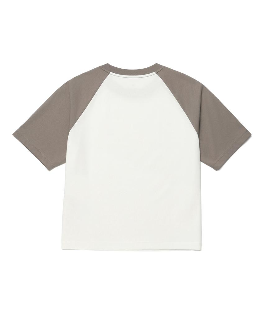 SNOWPEAK APPAREL Aerocool Women'S Color Block Short Sleeve T-Shirt (S26Mwfts29) Vintage Gray
