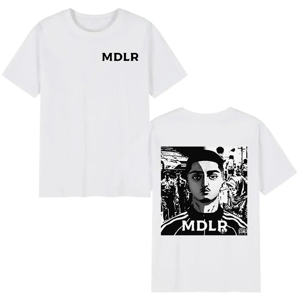 Rapper Morad MDLR Grafikdruck T-Shirt Mode Hip Hop Street Kurzarm T-Shirts 2025 Herren Damen Hohe Qualität T-Shirt