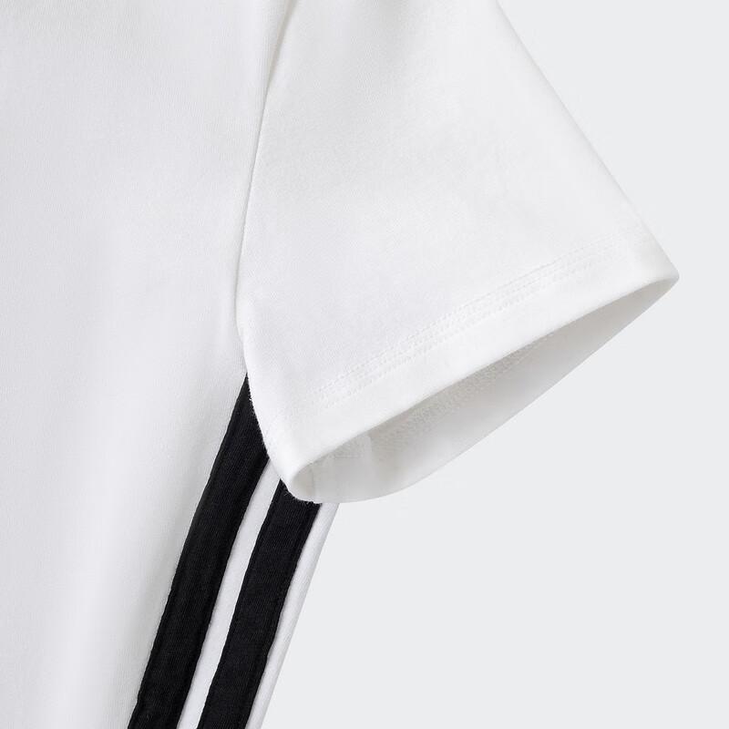 Adidas Comfortable Skin-Friendly Soft Versatile Short Sleeve T-Shirt Women Tops White JY8571