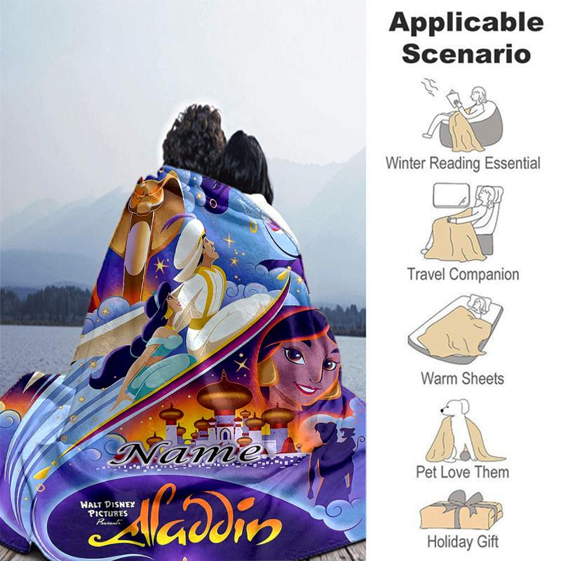 Custom 1pc Maleficent's Tale Blanket, Soft And Comfortable Blanket, Casual Warm, Camping Travel Blanket, Birthday Gift Q910165