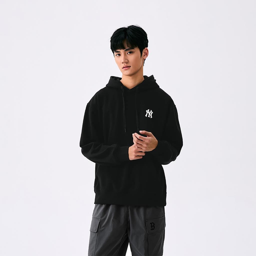 New MLB MONOGRAM Collection New York Yankees SS25 Sweatshirt Unisex Black 3AHDM0251-50BKS