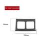 For Dodge Challenger 2008-14 Carbon Fiber Rear Air Vent Outlet Frame Cover Trim