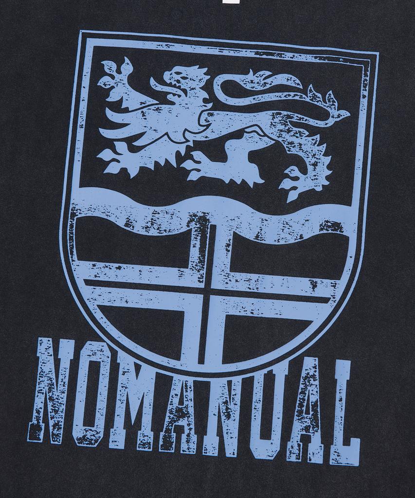 Nomaenyueol Emblem Washed T-Shirt - Washed Black