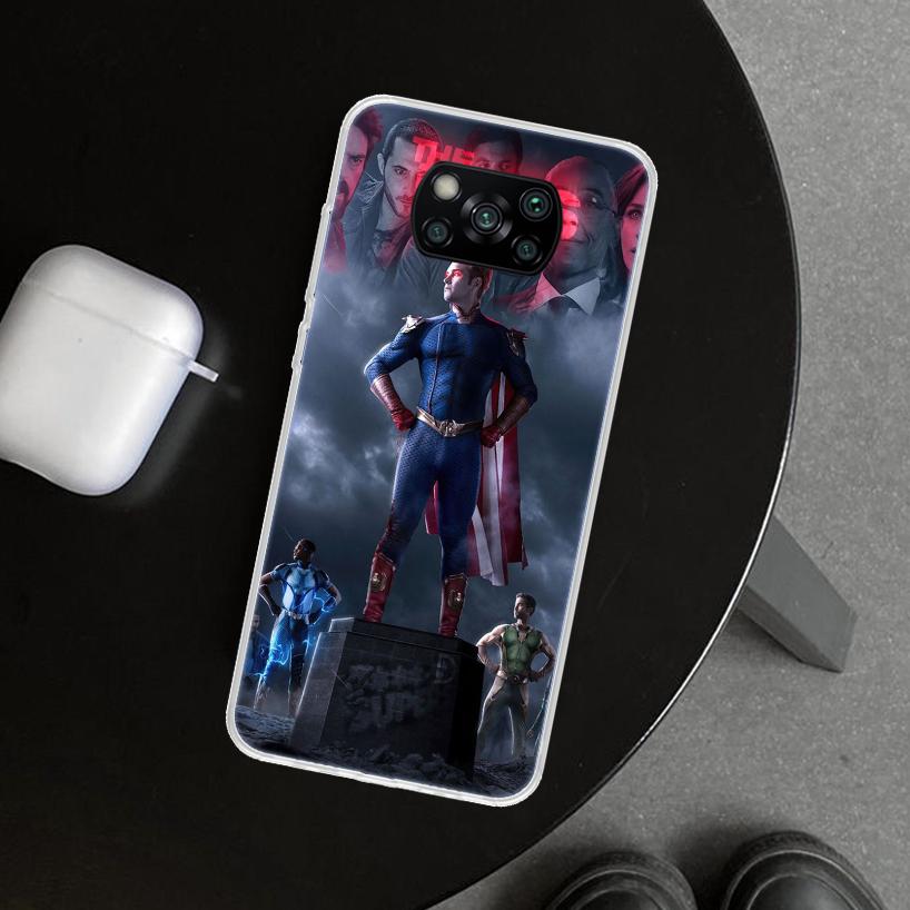 The Boys Homelander TV Phone Case Cover for Xiaomi Poco X6 X5 X7 Pro F7 Ultra Redmi 15C 15 13C 13 12C 12 10C 10 10A 9C 9A 9T 9 C