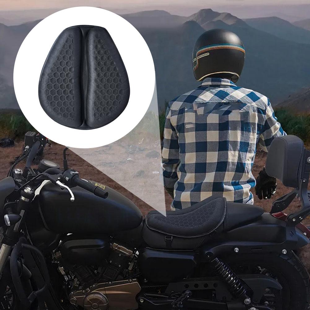 Universal Electric Motorcycle Seat Cushion Anti-Slip Motorbike Sunscreen Seat Cover Damping Breathable Comfortble Seat