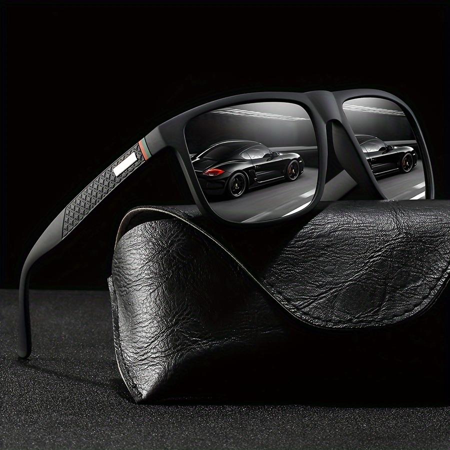 1pcs Vintage Check Pattern Square Fashion Glasses for Men & Women Full-Rim Rectangle Frames for Driving, , & Vacations