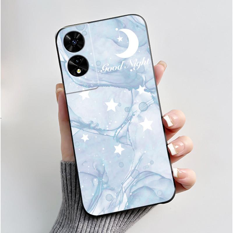 Süße Hülle für TCL 505 (T509K) (T5094) Fundas Capa Druckschale Schutzhülle Weiches Silikon Cartoon Handyhülle Coque