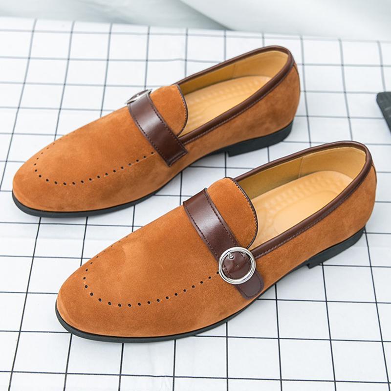 

Новое поступление Мужская мода Замшевая кожа Платье Деловая офисная обувь Мужские пенни-лоферы Свадебная вечеринка Выпускной вечер Балетки Обувь 38