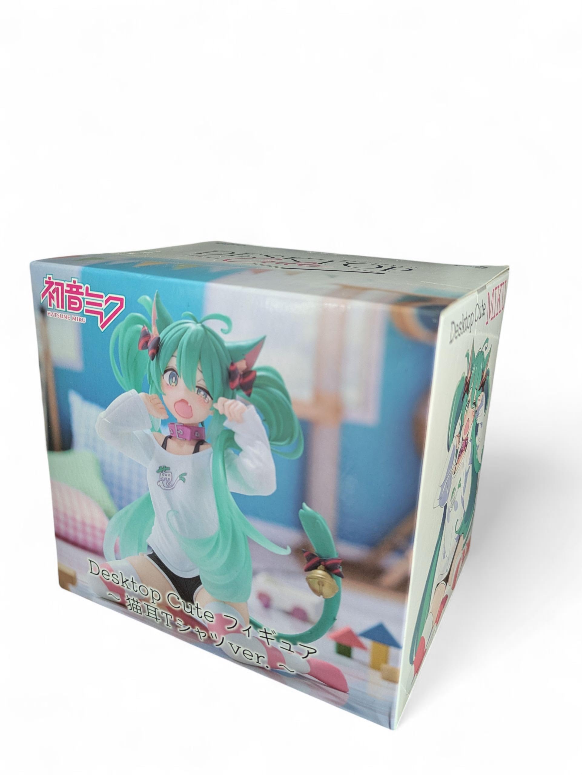 

Hatsune Miku Desktop Cute Figure Cat Ear - T-shirt ver. зелёный