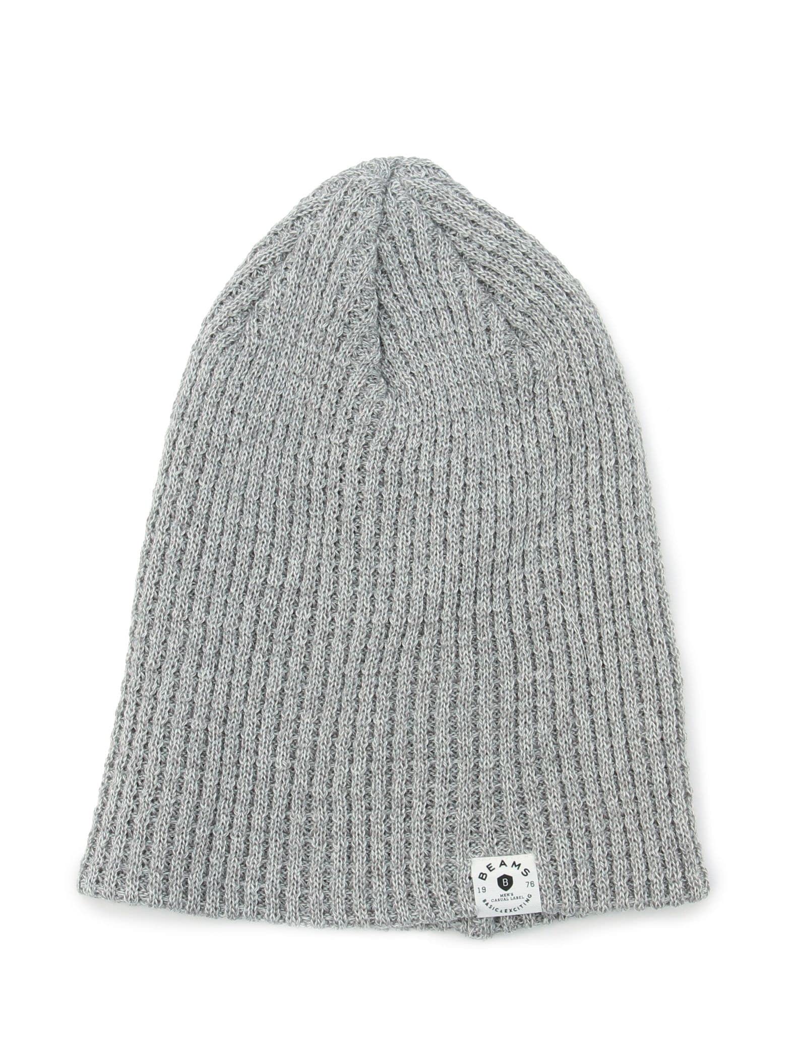 

Beams O.LOOSE Beanie Knit Cap (11412520428), Men s, Gray, Free Size (11412520428)