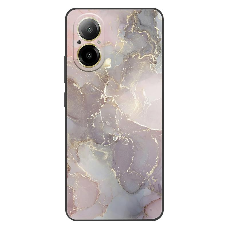 Pro Realme C67 4G C65 Pouzdro Mramorové Měkký Matný Silikonový Zadní Kryt Pro Realme C53 C55 Celé Tělo Telefonu RealmeC67 Coque Fundas