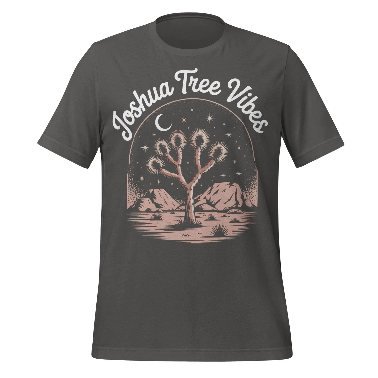 Joshua Tree Vibes Shirt Desert Nature Moon Stars Unisex Boho National Park Tee 3XL